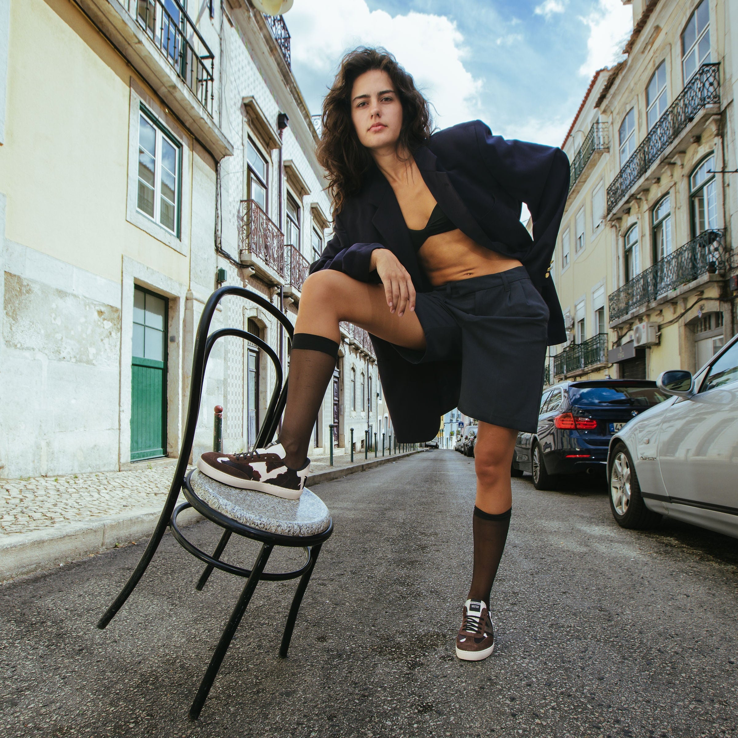 Victoria Berlin Ciclista Cow Print Sneaker